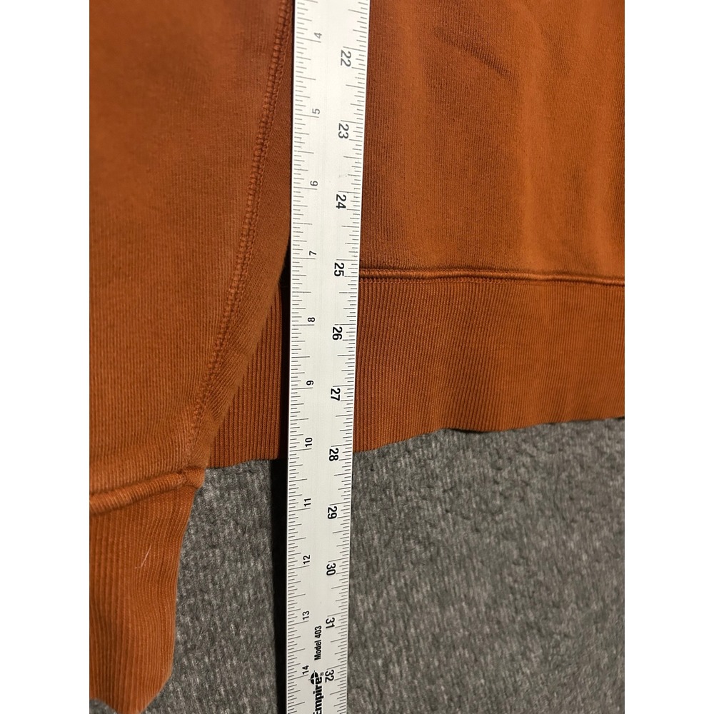 Alex mill crewneck sweater orange mens pullover Large cotton - Picture 7 of 7